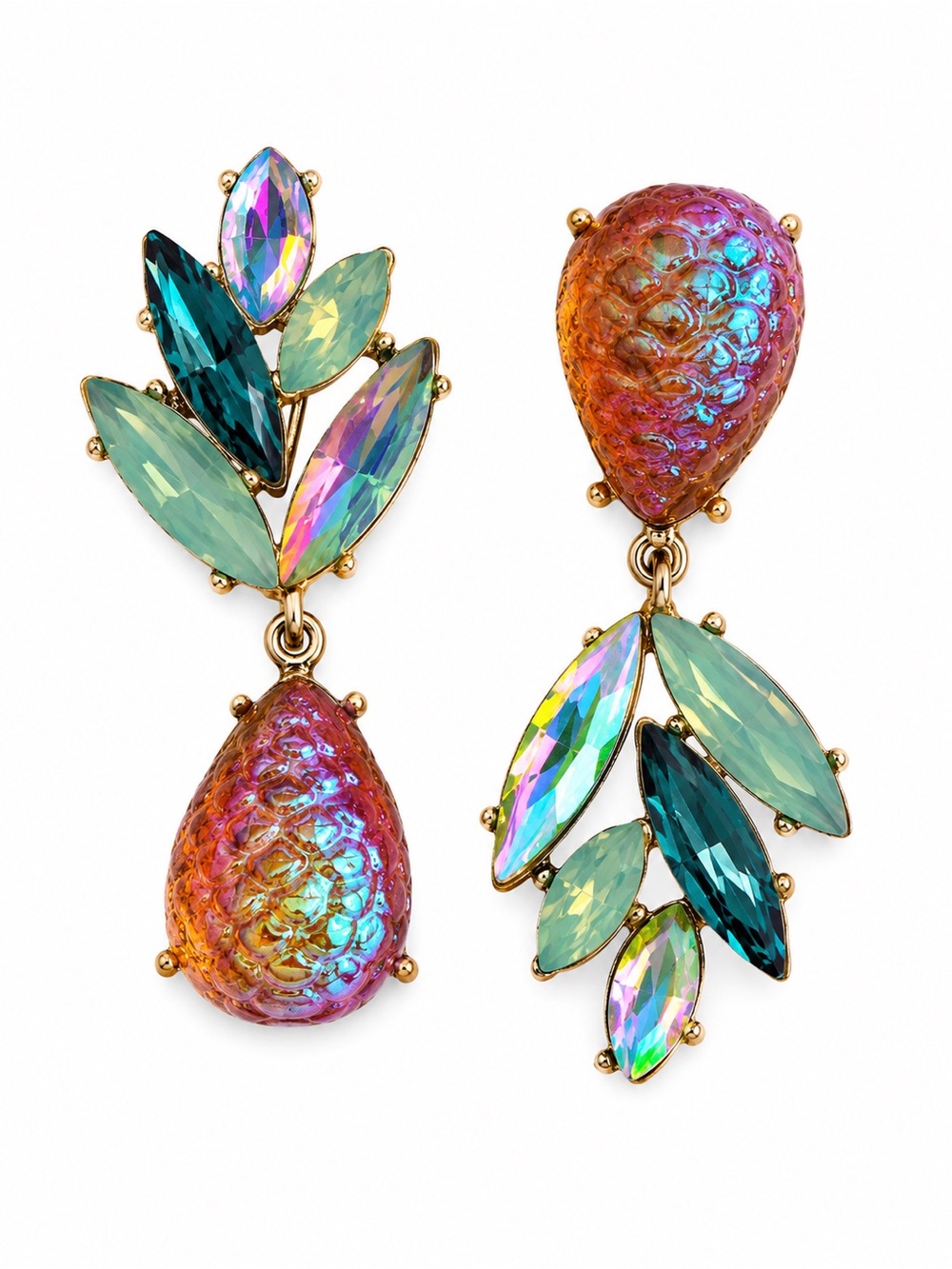 🍍 NWT Retired Betsey Johnson 🍍 Colorful Pineapple Earrings